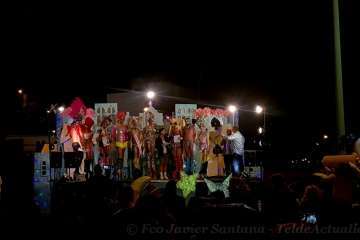 Drag Arush, reinona de las fiestas de Ayatima de Marzagán (Foto Francisco J. Santana)